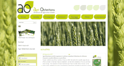 Desktop Screenshot of agriobtentions.fr